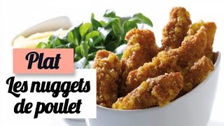 Les nuggets de poulet maison  Recette plat [upl. by Bear672]