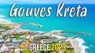 Gouves Crete a quick overview for lovers  Greece 2023 [upl. by Tloc]