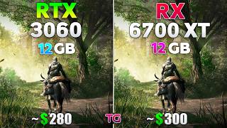 RTX 3060 vs RX 6700 XT  Test in 2024 l Ray Tracing [upl. by Anetta268]