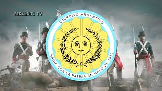 Himno del Regimiento de Patricios Marcha militar Argentina quotEl Uno Grandequot [upl. by Moguel]