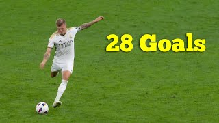 Toni Kroos All 28 Goals For Real Madrid [upl. by Ajuna]