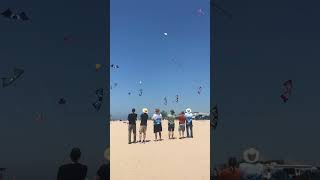 Hundreds gather for Grand Haven Kite Festival [upl. by Onirotciv]