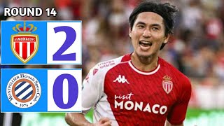 AS Monaco vs Montpellier 20 Ligue 1 Uber Eats 2023 Breaking News [upl. by Alta]