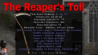 D2R Unique Items  The Reapers Toll Thresher [upl. by Adlare]