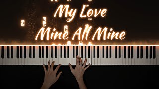 Mitski  My Love Mine All Mine  Piano Cover with PIANO SHEET [upl. by Aber]