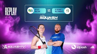 Bexley Ballers v St George’s Hill Knights  Optasia Squash Super League [upl. by Pappas]