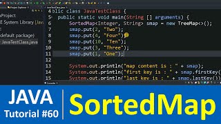 Java Tutorial 60  Java Sorted Map Interface with Examples Map Data Structure [upl. by Yuri184]