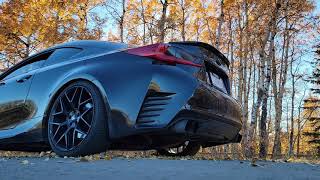 Lexus RC 350 Muffler Delete [upl. by Heins142]