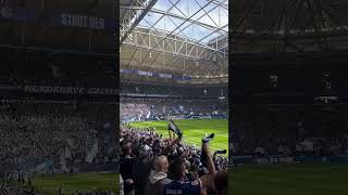 Steigerlied Schalke Karlsruhe 00 🔵⚪️ [upl. by Meela]