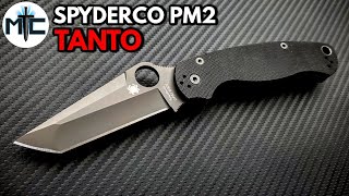 Spyderco Paramilitary 2 TANTO Folding Knife  Overview and Discussion [upl. by Ttergram]