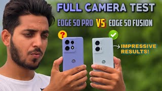 Motorola edge 50 Fusion vs Edge 50pro Camera test [upl. by Noyr897]