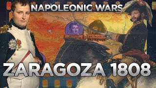 Napoleonic Wars Siege of Zaragoza 1808  Peninsular War DOCUMENTARY [upl. by Ramalahs442]