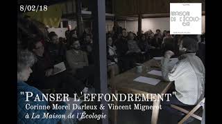 Conférence Débat  Panser leffondrement avec Corinne Morel Darleux amp Vincent Mignerot [upl. by Morez327]