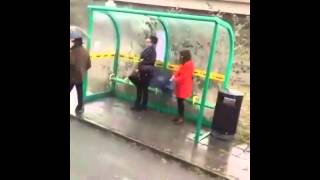 Woman Splashed by Car [upl. by Tihom]