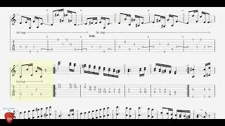 Niccolò Paganini  Caprice No 24  Guitar Pro Tab [upl. by Ardnohsed112]