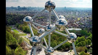 ATOMIUM  BRUSSELS BELGIUM  BRUXELAS BÉLGICA  BRUXELLES BELGIQUE 1997 [upl. by Monson276]