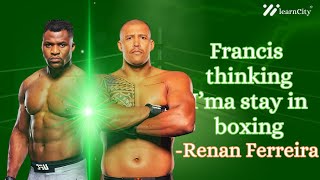 Francis thinking I’ma stay in boxing Pros react to Renan Ferreira’s 21second bulldozing of Bader [upl. by Mixie]