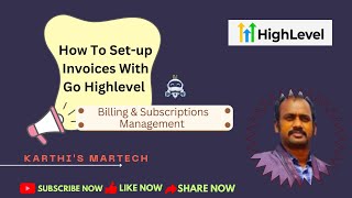 How To Setup Invoices in Go High Level  Billing amp Subscription Payment  Leadconnector [upl. by Ciardap]