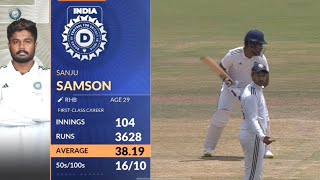 KULDEEP TRPOPHY 2024 India A vs India D Sanju Samson 40 45 What a play [upl. by Yelrac]