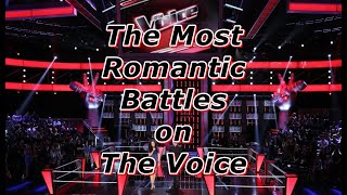 The Most Romantic Battles on The Voice [upl. by Girvin]