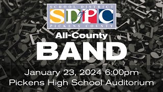 2024 SDPC AllCounty Band Concert 12324 [upl. by Scrivings]