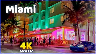 【4K】𝐖𝐀𝐋𝐊 ➜ ☘️ MIAMI 🇺🇸 USA 🇺🇸 4K video 𝐇𝐃𝐑 [upl. by Sukul724]