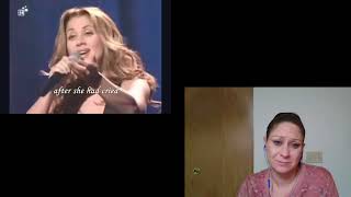 Lara Fabian  Caruso English Lyrics Translation  My Reaction [upl. by Kissel820]