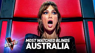 MOST WATCHED Blind Auditions EVER on The Voice Australia [upl. by Lucie]