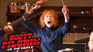 Scott Pilgrim vs the World  Learning to Play Instruments  Bonus Feature Clip [upl. by Macfarlane700]