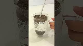 ✨ Chia seed drink ✨ lossweight 2024 recipe healthy tiktok drinks chiaseeds shorts [upl. by Henning795]