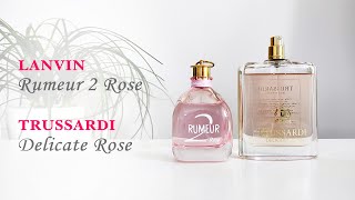 🌸 Огляд парфумів Lanvin Rumeur 2 Rose edp Trussardi Delicate Rose edt [upl. by Desmund]