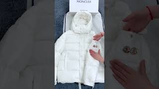 Moncler MAYA White moncler jacket monclerjacket [upl. by Atela]