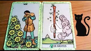 Combinaciones tarot con el SIETE de OROS  ARCANOS MENORES DE BASTOS Por TARA [upl. by Lunetta]