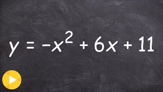 How do you convert from standard form to vertex form of a quadratic [upl. by Naic]