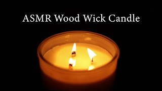 ASMR Wood Wick Candle Crackling No Talking  Loop for Hours [upl. by Azral]