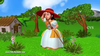 Little Bo Peep has Lost her Sheep  3D Animation English Nursery rhymes for children [upl. by Hoseia221]