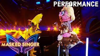 Banana Split sings “Cry Me A River” by Michael Bublè  THE MASKED SINGER  SEASON 6 [upl. by Story]