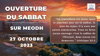 Ouverture du Sabbat sur MEODH En Famille comme en Eden 27102023 [upl. by Eicyal]