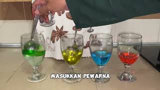 How To Make Sugar Rainbow by Cikgu Zalifah from SK FELDA Jengka 22 [upl. by Nahraf878]