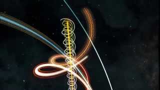 Solar System in Motion A Helical Visualization of Time [upl. by Kinemod]