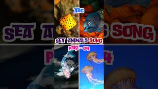 🐠Abc Sea Animals Song😱 music love beach nurseryrhymes shorts short shortsfeed shortsfeeds [upl. by Houlberg]