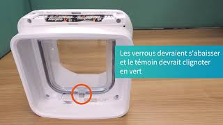 Chatière à puce éléctronique Connect Tester les verrous [upl. by Gariepy516]