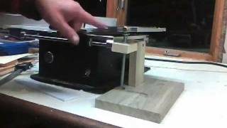 Make a tilting table angle adjuster  Jim Byrnes table saw [upl. by Aramoj937]