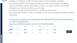 Exercice Problème de PGCD Répartition [upl. by Dickman]