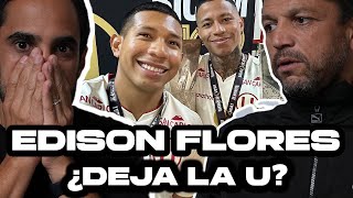 EDISON FLORES NOS CUENTA SOBRE SU SALIDA DE LA U EL BICAMPEONATO Y SI YA ES ÍDOLO CREMA [upl. by Htebi]