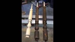 Repairing a 102 yearold stair baluster [upl. by Acinoryt]