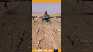 The Process Of Tilling The Ground By Machine [upl. by Anyak]