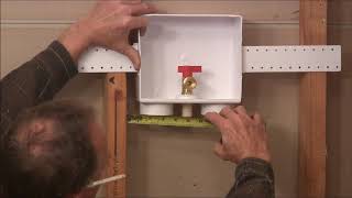 How to install a drain for a washing machine in a remodel [upl. by Ahsi]