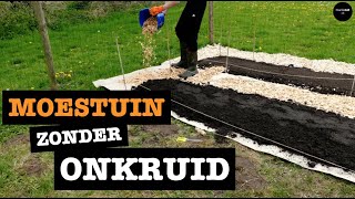 Moestuin zonder onkruid  No Dig [upl. by Hijoung]