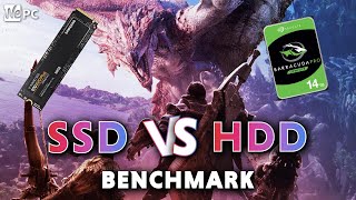 SSD VS HDD Gaming Benchmark 1080p  60fps [upl. by Aitercul677]